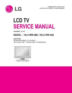 Service manual LG 15LC1RB, 20LC1RB, CL-81 chassis ― Manual-Shop.ru