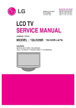 Сервисная инструкция LG 19LH20R, LP91A chassis ― Manual-Shop.ru