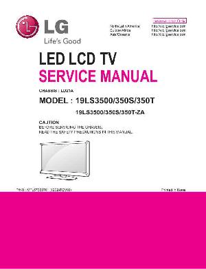 Сервисная инструкция LG 19LS3500 LD21A ― Manual-Shop.ru