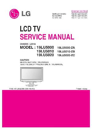 Сервисная инструкция LG 19LU5000, 19LU5010, 19LU5020, шасси LD91A ― Manual-Shop.ru