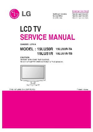 Сервисная инструкция LG 19LU50R 19LU51R LP91A ― Manual-Shop.ru