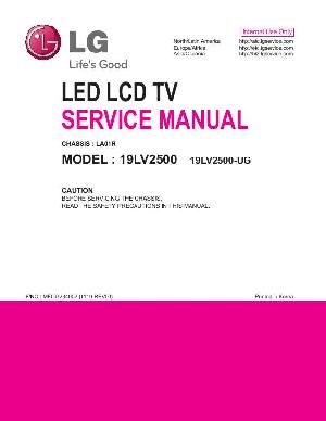 Сервисная инструкция LG 19LV2500 LA01R ― Manual-Shop.ru