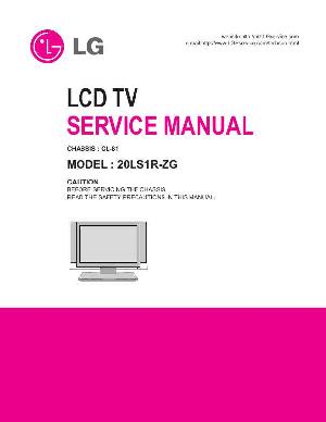 Сервисная инструкция LG 20LS1R-ZG, CL-81 chassis ― Manual-Shop.ru