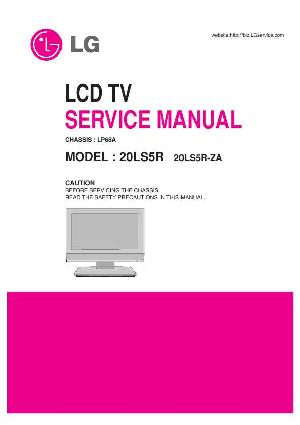 Сервисная инструкция LG 20LS5R, шасси LP68AL ― Manual-Shop.ru