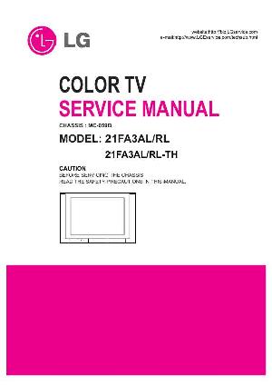Service manual LG 21FA3RL, MC-059B chassis ― Manual-Shop.ru