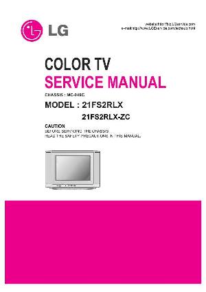 Service manual LG 21FS2RLX, MC-049C chassis ― Manual-Shop.ru