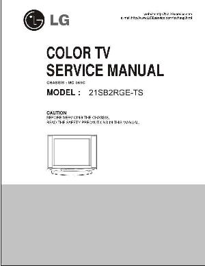 Service manual LG 21SB2RGE-TS, MC-059C ― Manual-Shop.ru