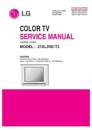 Service manual LG 21SL3RD (CW81A) ― Manual-Shop.ru