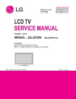 Сервисная инструкция LG 22LE5300 ― Manual-Shop.ru