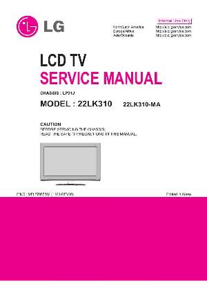 Сервисная инструкция LG 22LK310, LP91J ― Manual-Shop.ru