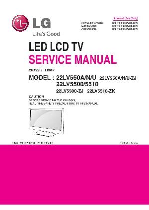 Сервисная инструкция LG 22LV5500 22LV550 22LV5510 LD01R ― Manual-Shop.ru