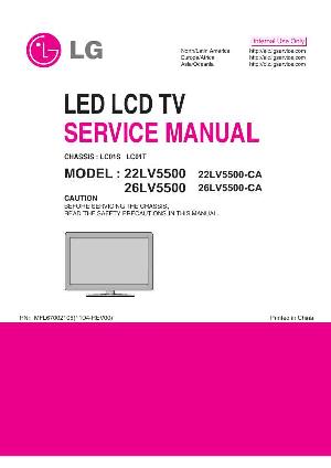 Сервисная инструкция LG 22LV5500 26LV5500 LC01S LC01T ― Manual-Shop.ru