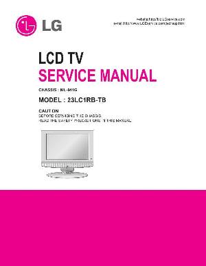 Сервисная инструкция LG 23LC1RB, ML-041G chassis ― Manual-Shop.ru