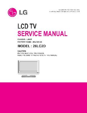 Сервисная инструкция LG 26LC2D, LA63E chassis ― Manual-Shop.ru