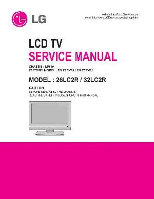 Сервисная инструкция LG 26LC2R, 32LC2R, LP61A chassis ― Manual-Shop.ru