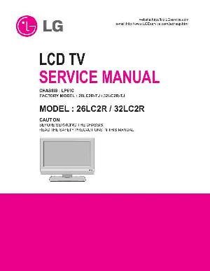 Сервисная инструкция LG 26LC2R, 32LC2R, LP61C chassis ― Manual-Shop.ru