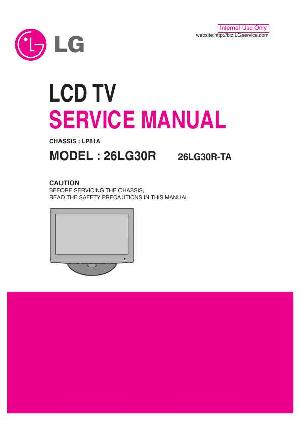 Сервисная инструкция LG 26LG30R, LP81A chassis ― Manual-Shop.ru