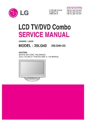 Сервисная инструкция LG 26LG40, шасси LA89D ― Manual-Shop.ru
