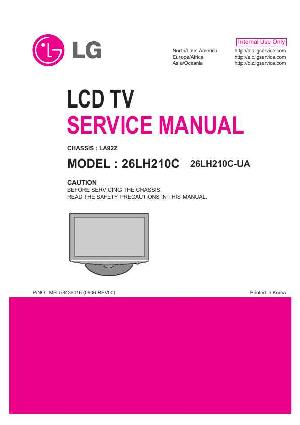 Сервисная инструкция LG 26LH210C, шасси LA92Z ― Manual-Shop.ru