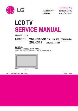 Service manual LG 26LK310, 26LK311, LP91J ― Manual-Shop.ru