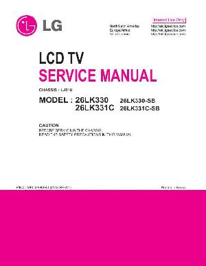 Сервисная инструкция LG 26LK330, 26LK331C, LJ01U ― Manual-Shop.ru