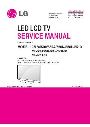 Сервисная инструкция LG 26LV5500 26LV550 26LV5510 LD01T ― Manual-Shop.ru