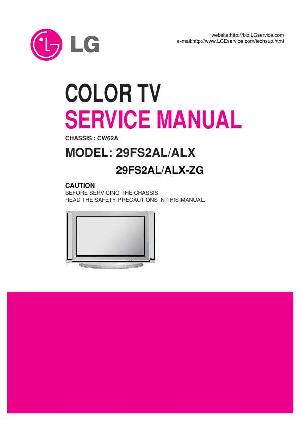 Service manual LG 29FS2AL, CW62A chassis ― Manual-Shop.ru