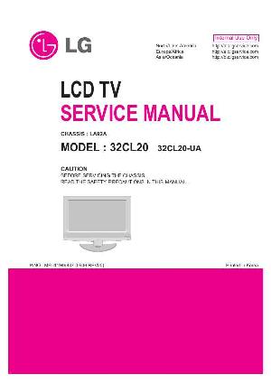 Сервисная инструкция LG 32CL30 LA92A ― Manual-Shop.ru