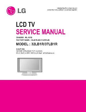 Сервисная инструкция LG 32LB1R, 37LB1R, ML-051B chassis ― Manual-Shop.ru