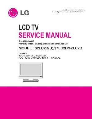 Сервисная инструкция LG 32LC2D, 37LC2D, 42LC2D, LA63E chassis ― Manual-Shop.ru