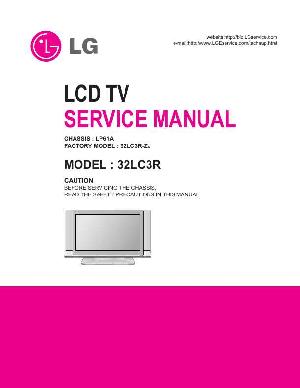 Сервисная инструкция LG 32LC3R, LP61A chassis ― Manual-Shop.ru