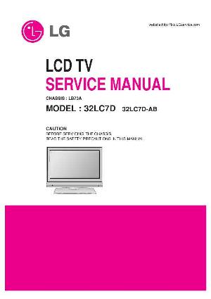 Service manual LG 32LC7D (LB73A) ― Manual-Shop.ru
