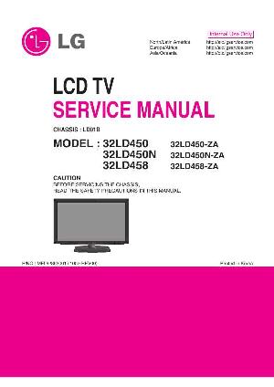 Сервисная инструкция LG 32LD450, 32LD450N, 32LD458, LD01B ― Manual-Shop.ru