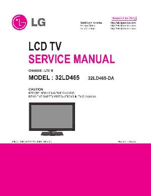 Сервисная инструкция LG 32LD465, LT01B ― Manual-Shop.ru