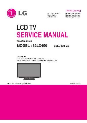 Сервисная инструкция LG 32LD490, шасси LD03B ― Manual-Shop.ru