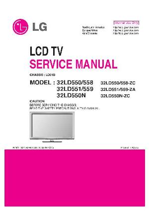 Service manual LG 32LD550 LD01B ― Manual-Shop.ru