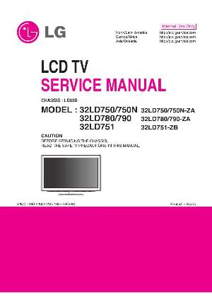 Сервисная инструкция LG 32LD750 LD03B ― Manual-Shop.ru