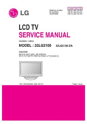 Сервисная инструкция LG 32LG2100 LD91A шасси ― Manual-Shop.ru