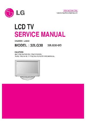 Сервисная инструкция LG 32LG30, LA85D chassis ― Manual-Shop.ru