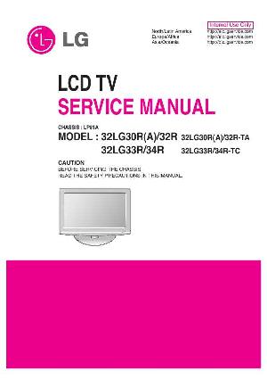 Сервисная инструкция LG 32LG30R, 32LG33R, LP81A chassis ― Manual-Shop.ru