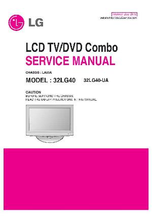 Service manual LG 32LG40, LA89A chassis ― Manual-Shop.ru