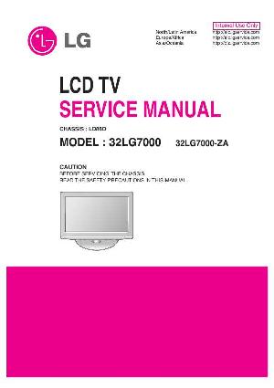 Сервисная инструкция LG 32LG7000 ― Manual-Shop.ru