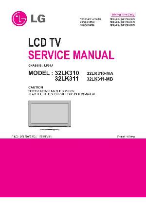 Сервисная инструкция LG 32LK310, 32LK311, LP91J ― Manual-Shop.ru