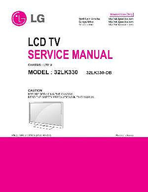 Сервисная инструкция LG 32LK330, LT01U ― Manual-Shop.ru