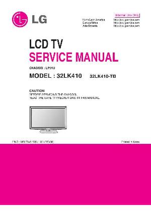 Сервисная инструкция LG 32LK410, LP91U ― Manual-Shop.ru