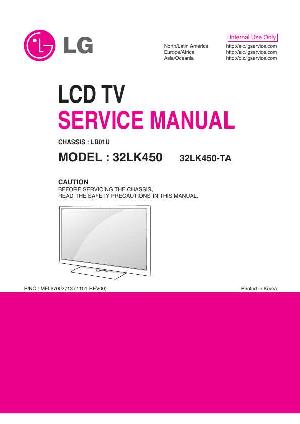 Сервисная инструкция LG 32LK450, LB01U ― Manual-Shop.ru