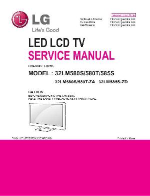 Сервисная инструкция LG 32LM580S, LD21B ― Manual-Shop.ru