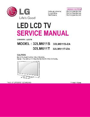 Сервисная инструкция LG 32LM611 LD21B ― Manual-Shop.ru