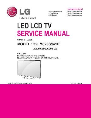 Сервисная инструкция LG 32LM620 LD22E ― Manual-Shop.ru