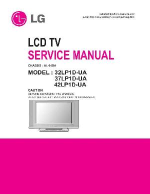 Сервисная инструкция LG 32LP1D, 37LP1D, 42LP1D, AL-04DA chassis ― Manual-Shop.ru